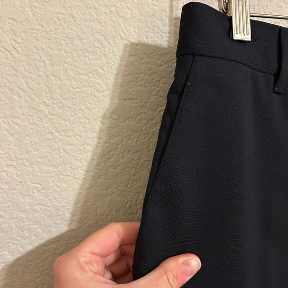 Prada Stretch Wool Trousers with Sailor Button Detail in Black, Size 44 (US 8) - Picture 8 of 11